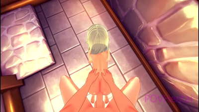 (Trap) A cameriera elfica ti aiuta à lavà a faccia.